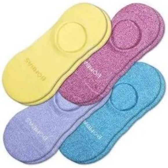 Bombas $51 4pack Women's Lightweight No Show Socks Mixed Colors NEW - Picture 1 of 8